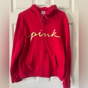 Red Hooded Sweatshirt